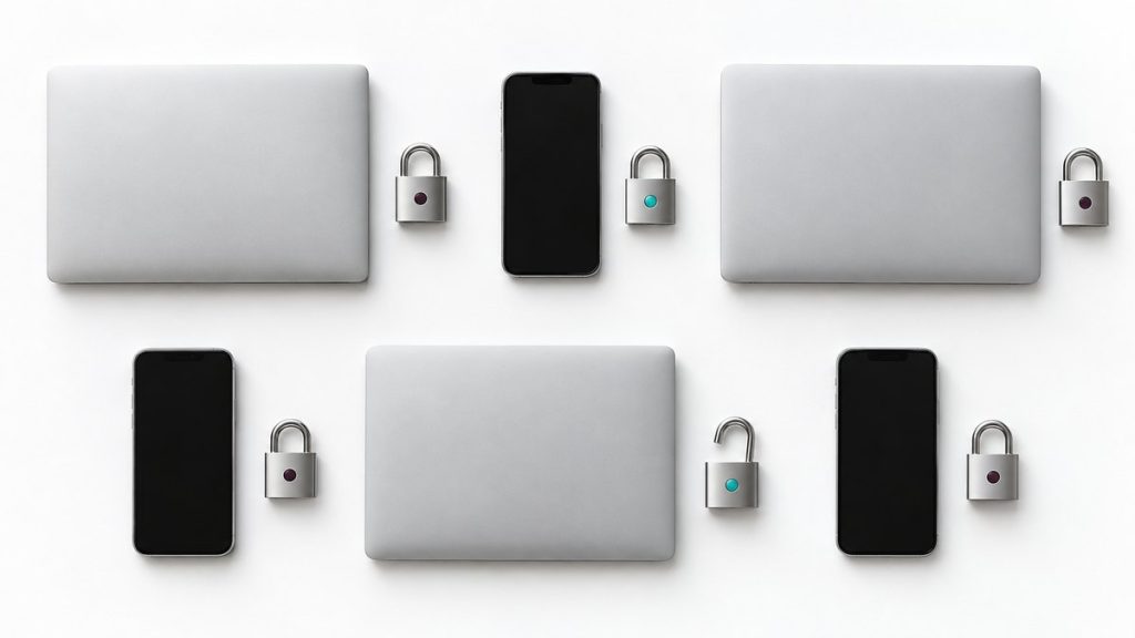 Symbolfoto zum Beitrag „Apple-Geräte ausmustern: MacBooks und iPhones ohne Aktivierungssperre verwerten“ – Global Circular Tech