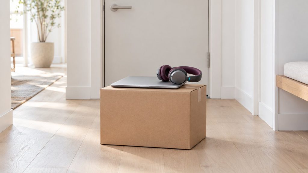 Symbolfoto zum Beitrag „Homeoffice-Hardware zurückholen: IT-Offboarding sicher gestalten und Restwert sichern“ – Global Circular Tech