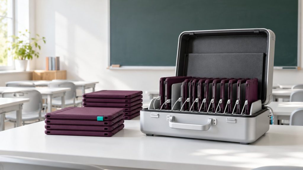 Symbolfoto zum Beitrag „iPads verkaufen für Kommunen und Schulträger: Restwerte, Ablauf und Nachweise (2026)“ – Global Circular Tech