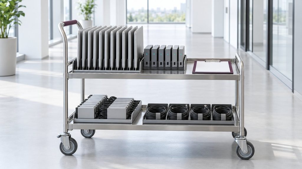 Symbolfoto zum Beitrag „Leasingrückläufer-IT verwerten: So sichern Sie den Restwert Ihrer Hardware“ – Global Circular Tech