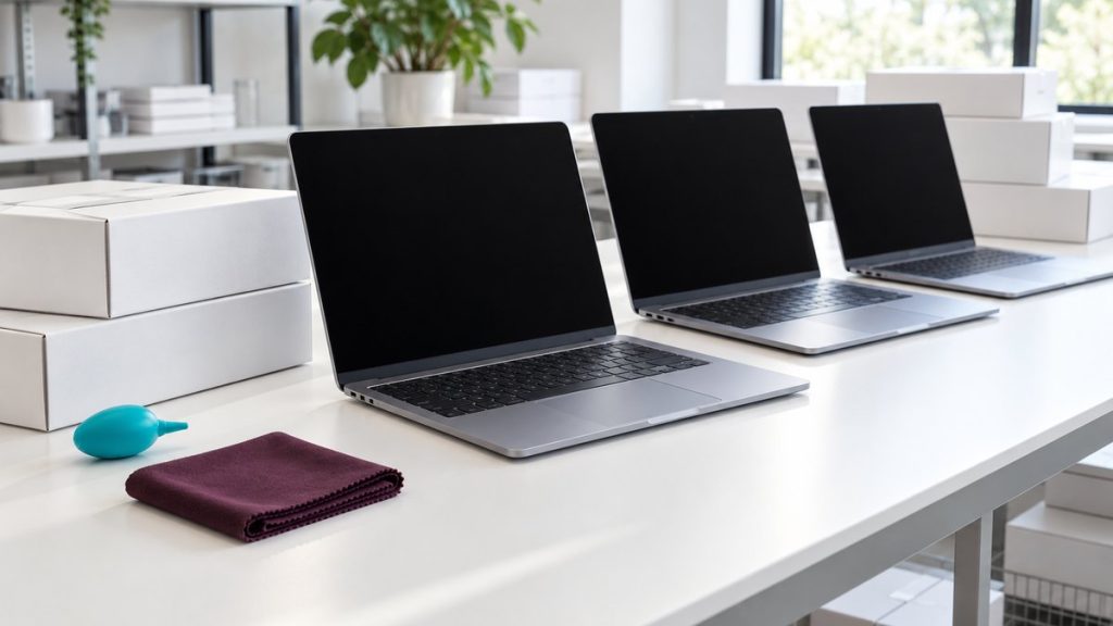 Symbolfoto zum Beitrag „Refurbished Business-IT beschaffen: Wie Einkauf Qualität, Garantie und Gesamtkosten richtig bewertet“ – Global Circular Tech